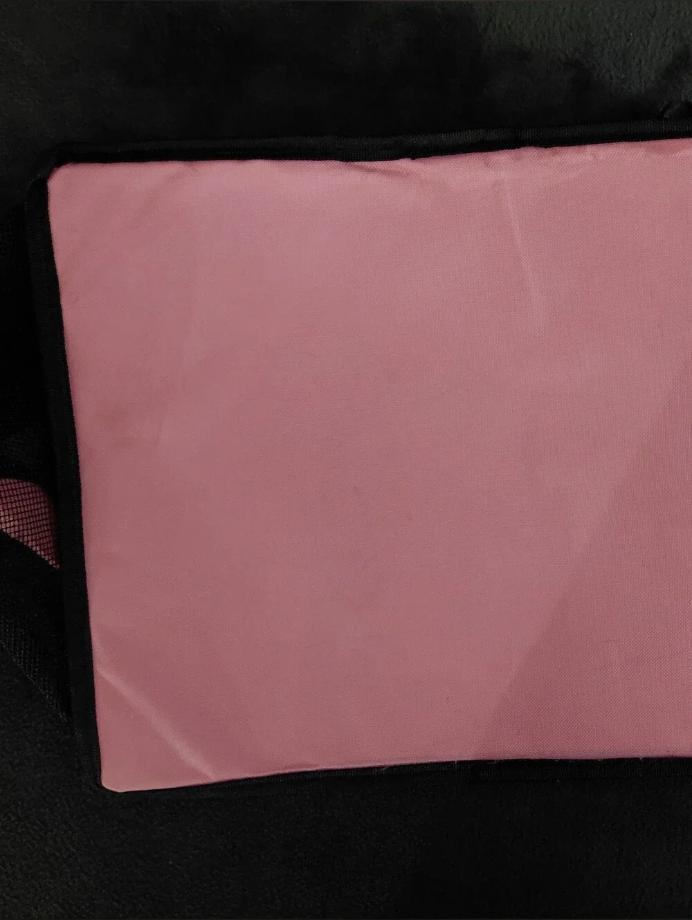 Pink Small Pet Car Booster Seat with Safety Straps
